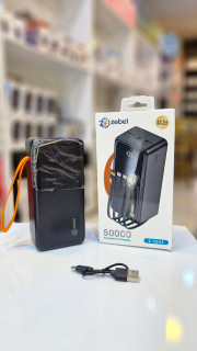 پاوربانک 50000 زبل Zebel Z-1003 با 4 کابل داخلی | فست شارژ 22.5 وات